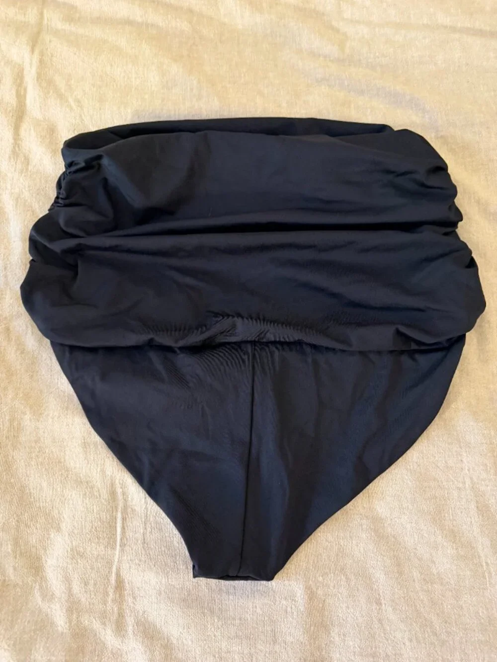 SKIMS Sculpting Swim Foldover Bikini Bottoms - Onyx - XL